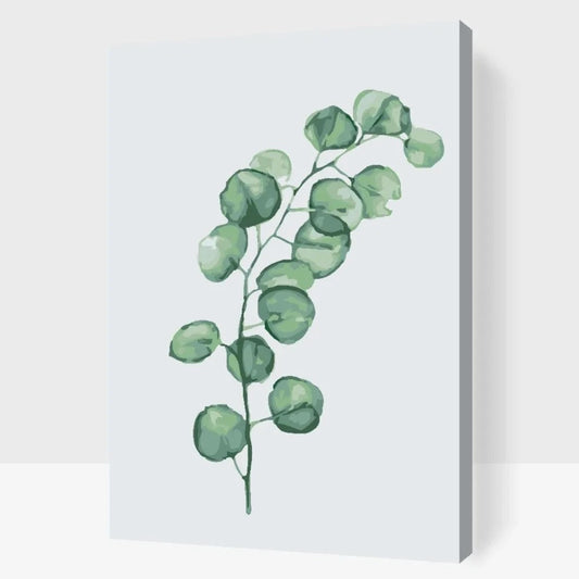 EUCALYPTUS - Tropical Serie med dubbelfärg, ram och fri frakt paint by numbers