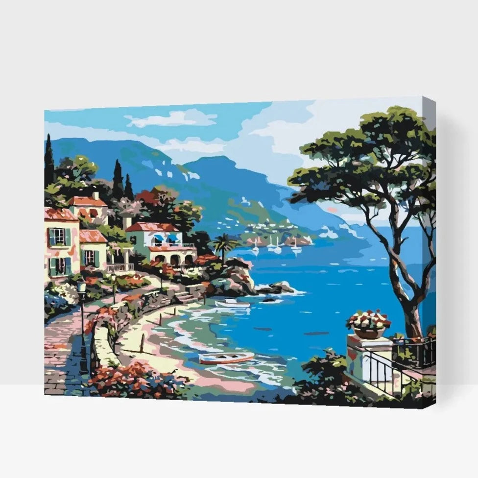 MEDELHAVET - med dubbelfärg och fri frakt - paint by number