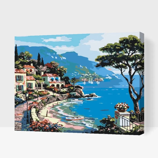 MEDELHAVET - med dubbelfärg och fri frakt - paint by number