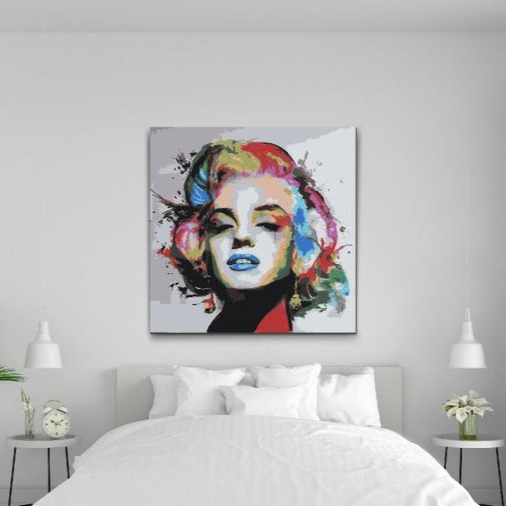 Måla Efter Nummer vuxna - Marilyn Monroe porträtt