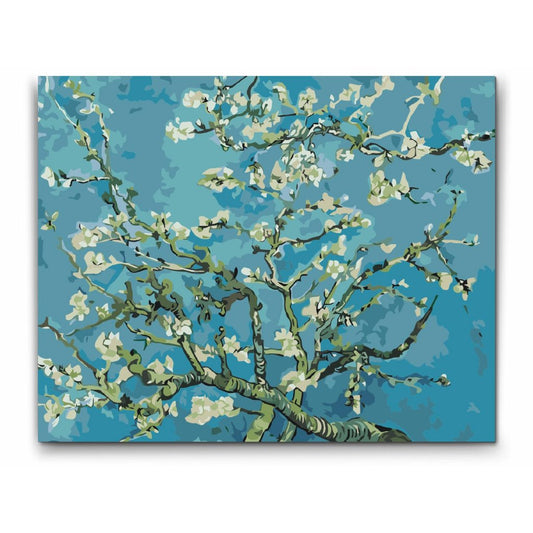 ALMOND BLOSSOM -Vincent van Gogh - paint by numbers vuxna