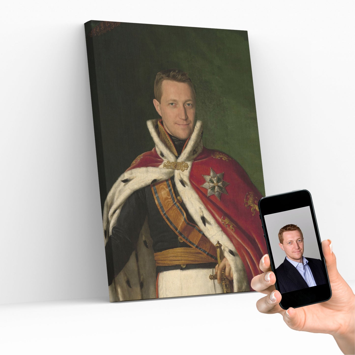 REGENTEN- Skräddarsytt kungligt porträtt