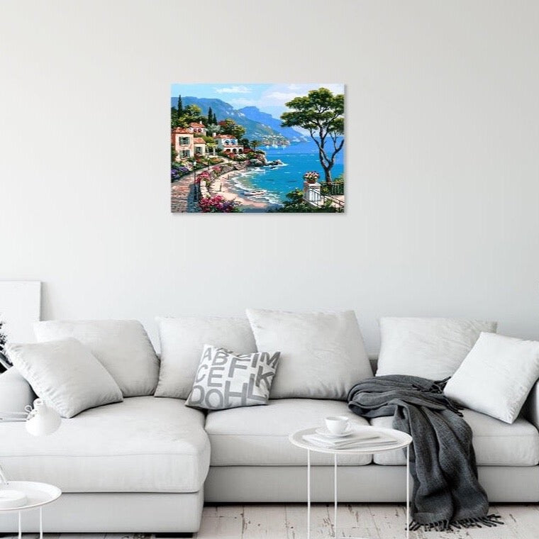MEDELHAVET - med dubbelfärg och fri frakt - paint by number
